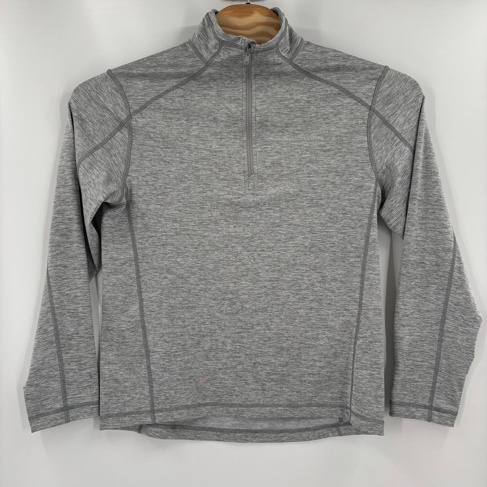 Vineyard Vines Performance Mens Small Gray 1/4 Zip Long Sleeve Pullover Sweater - Picture 5 of 6